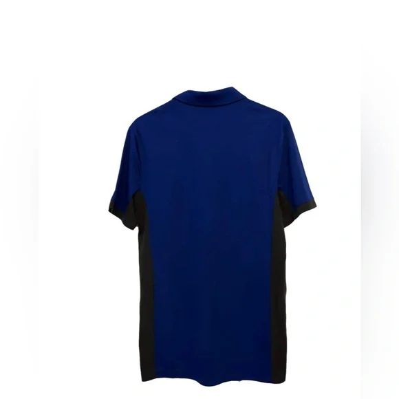 Nike Men's Blue and Gray Polo Shirt - Picture 5 of 11